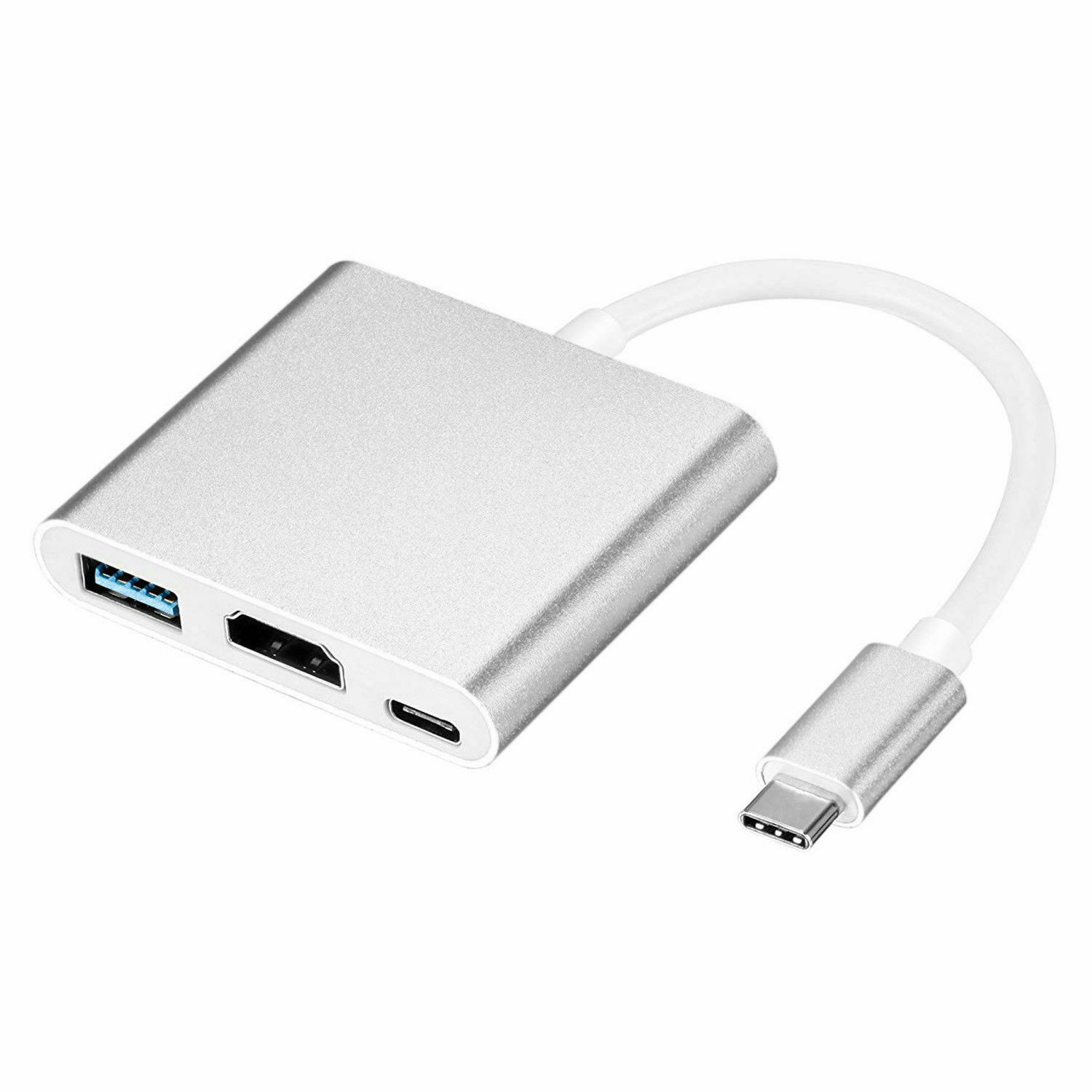 UBS 3.1 Type-C to 4K HDMI and USB 3.0 Adapter Cable Converter for MacBook 